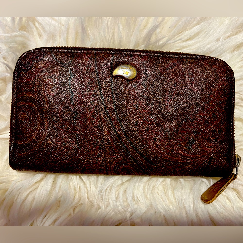 Authentic Etro Wallet - paisley print